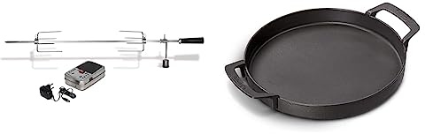 Enders Edelstahl-Grillspieß für Boston 6 Grillspieß Boston 6 silber & ® SWITCH GRID Pfanne