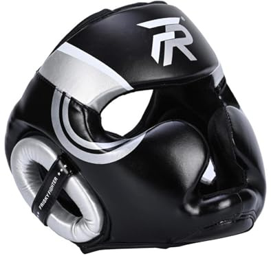 harayaa Casque de Boxe, Protection du Front et des Oreilles, Protection complète du Visage, équipement de Protection pour l'entraînement