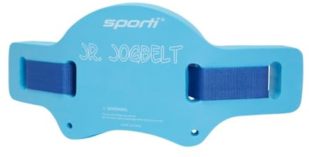 Sporti Swim Belt for Junior, Fitness Junior Swim Back Float, Adjustable Float Jog Belts for Water Aerobics, Buoyancy Belt for Swimming Pool - Blue