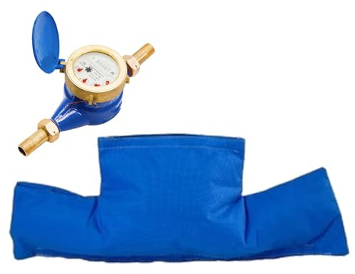 Abdeckung Wasserzähler Frostschutz Abdeckung Wasseruhr Frostsicher Abdeckung Abnehmbarer Winterrohr Frostschutz - Für Den Frostschutz Im Winter (56x24x4,5 cm)