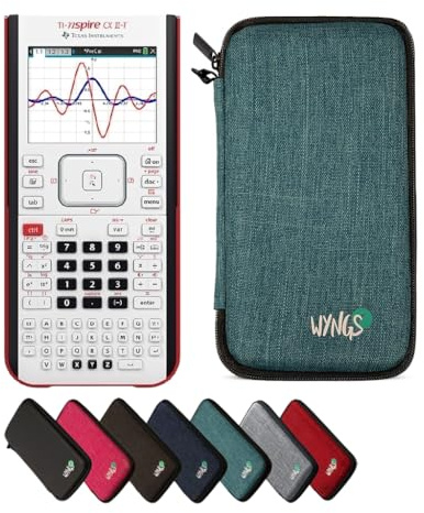 TI-Nspire CX II-T inkl. WYNGS Schutztasche Türkis - Grafikrechner - Basic Set