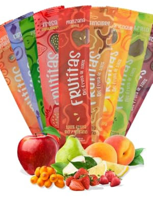 Alna - Frutitas - Lengua de Fruta - Membrillo - 100% Natural - Sin Azúcares Añadidos - Vegano - Snack Saludable para niños y Adultos - Chuches Saludables - RealFooding - 15 Unidades