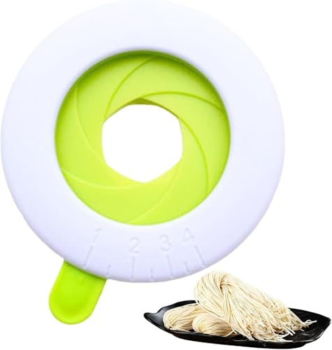 Green Pasta Measurer Tool - Accurate Spaghetti Meter,Pasta Portion Measurer for 1-4 Serving Portion,Kitchen Cooking Tool for Noodles,Spaghetti Kitchen Tools and Gadgets,Pasta Tools