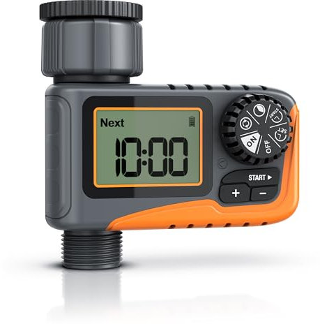 Brandson - Bewässerungssteuerung digital mit Display - Bewässerungcomputer Wasserzeitschaltuhr - Bewässerungssteuerung - Bewässerungssystem – Automatische Bewässerung - Balkon Terrasse Garten