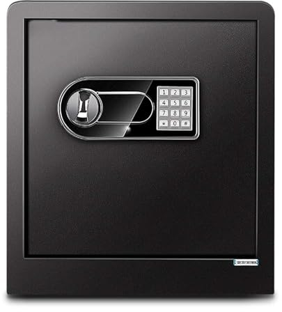 Coffre-fort de sécurité en acier avec mot de passe électronique for la maison, le bureau, l'hôtel, le stockage d'argent liquide et de bijoux