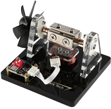 Colcolo Mini motor sin escobillas DIY, 5 V, 3000 RPM, regalo de laboratorio, motor pequeño de alta velocidad, accionado por bobina para fiestas y dormitorios, con Paleta