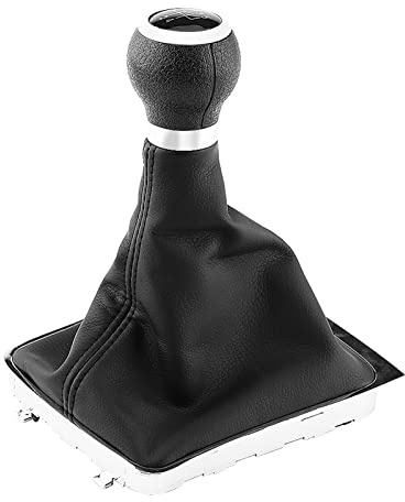 Qiilu Schaltknauf, 5 Gänge, manuell, Auto, Schaltknopf, Staubschutz, für B6 2006-2010