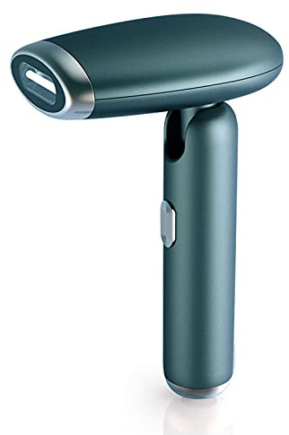 Dispositivo de depilación IPL con refrigeración por hielo, plegable, tubo de cuarzo, máquina de depilación indolora para hombres y mujeres, cuerpo, cara, zona de bikini,Green