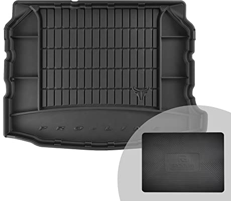 FROGUM ProLine 3D Gummimatte Exklusive Auto Kofferraummatte Kofferraumwanne für SEAT Leon III Cupra 2012-2020 | Bequemer Organiser | Die höchsten Kanten
