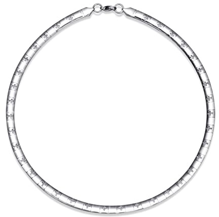 HCMA Halsketten Kette Titan Stahl Silber Farbe Goldkette Halskette für Frauen Curb Cuban Choker Halskette Collier Femme