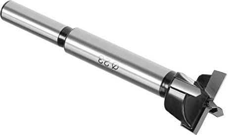 Kozelo Forstner Spiralbohrer - [23mm] Tungsten robustmetall Bohreröffner für Holz Möbel Scharnier Holzbearbeitung Verwendung Runde Schaft Schwarz