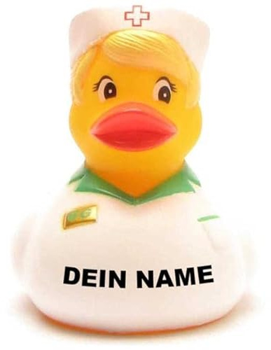 Badeente - personalisierbar (Krankenschwester Ente)