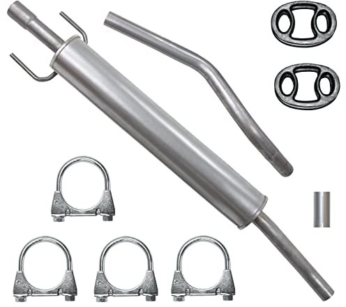 Polmo Mitteltopf Auspuff Mittelschalldämpfer für Opel Corsa 3 III C Schrägheck 1.0