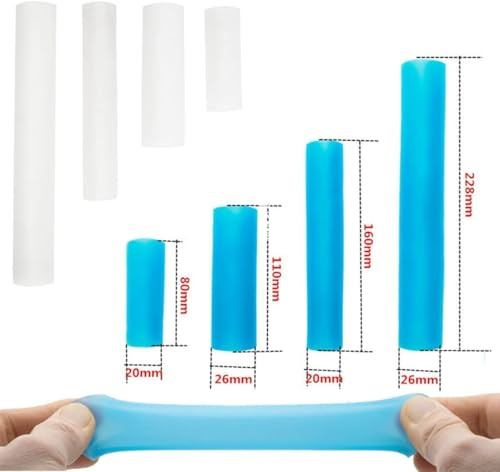 TOAKA Penis Cock Silicone Sleeve Replacement Accessories - for Male Penis Extender Stretcher Enlargement Pump Max Vacuum Enhancer Enlarger (XXL, Clear)