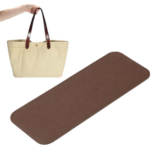 PATIKIL Formador De Base De Fieltro 14x5 Pulgadas, Insertar Tablero Forro De Bolso Formador De Fondo De Bolsa Esquina Arco para Bolsos De Mano Bolsa Tote Bandolera Mochila, Marrón