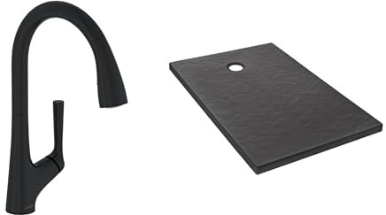 Jacob Delafon, Meuble Colonne OLA UP 40cm, Grande Capacité, Porte Réversible, Poignées Métal, Chêne Colorado + Meuble OLA UP 80cm, Plan Vasque & Miroir 80cm, Pack Tout-en-1, Spot LED