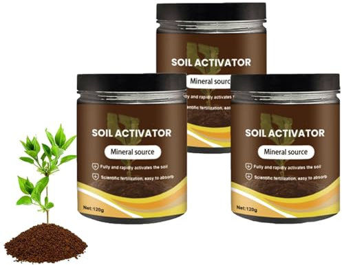 Soil Pro Activator,Professional Bone Meal Fertilizer,Soil Activated Treasure, Organic Soil Activator & Plant Fertilizer for Raised Garden Beds, Improve Soil Carbon Sequestration (3pcs)