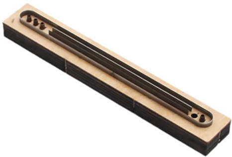 GARIOUANS Troquel de Corte de Cuero para Pulseras DIY Molde de Madera para Tiras de Cuero Herramienta Manual para Artesanía y Joyería Fácil para Profesionales y Principiantes