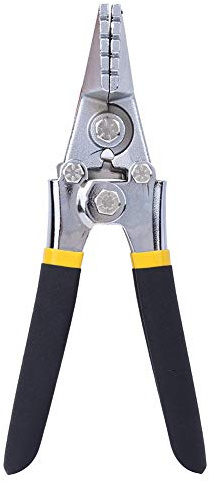 Aumotop Pinza per Piegare a Mano per Piegatrice Metallo, Impugnatura Doppia, Pinza Dritta da 6 Pollici Piegare il Serraggio di Metallo e Plastica