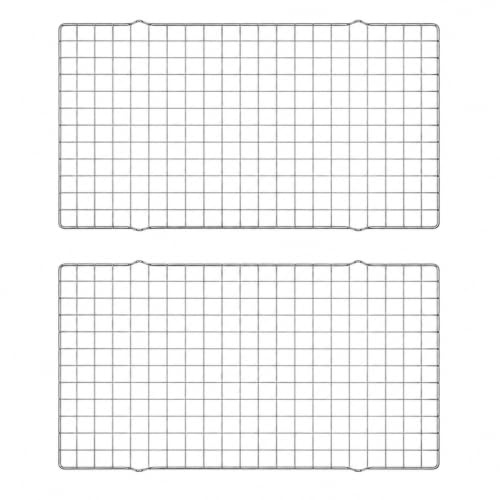 2Pcs Premium Cooling Racks for Baking,Stainless Steel Wire Rack Baking Tray | Cooling Tray For Baking, Versatile Cake Cooling Rack, Convenient And Practical, Suitable For Barbecue Or Bakings Use