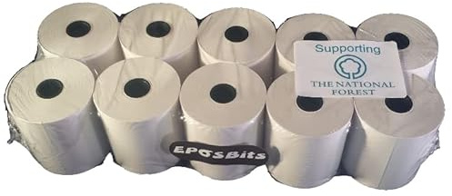 EPOSBITS® Brand Rolls to Fit Casio TE-2000 TE2000 TE 2000 Cash Register - 10 Rolls