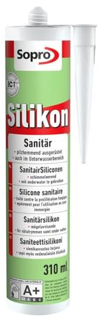 Sopro silicone sanitari grigio cemento 14 silicone per riempimento fughe.