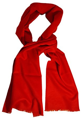 Posh Gear Damen Seiden Schal Setaforte, rot aus 100% Seide
