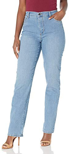 Gloria Vanderbilt Women's Amanda Classic High Rise Tapered Jean Standard, Callisto, 6 Long