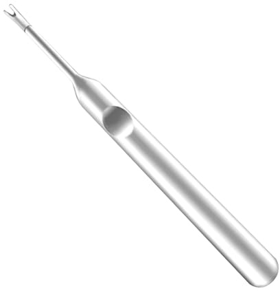 OLIREXD Professional Stainless Steel Cuticle Pusher Trimmer Remover Dead Skin Hangnails Nails Cleaner Scissors Remover Nipper Clipper/Nail Art Manicure Tool for Adult, Silver