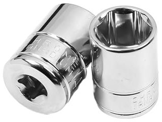 AVIMYA Standard esagonale 1/4（6.3MM） Testa piccola for chiave inglese 4MM-14MM Chiave a cricchetto sostituibile Set di prese for strumento di rimozione dado connettore (Size : 5MM)