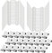 100 Pièces Z Clips pour Serre de Jardin en Verre Inoxydable,Polycarbonate Clips Kit de Réparation,Accessoires de Jardin pour Serres,Résistantes aux Tempêtes,pour Installation Fixe Verre Plaques