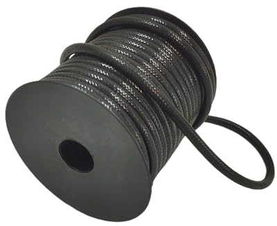 15 m di cordino intrecciato cerato, cordino per scarpe, macramé Shamballa corda di filo per realizzare braccialetti, collane e gioielli, ideale per artigianato, cordino in poliestere (nero, 4 mm)