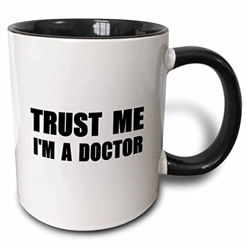White Mug with Handle Trust Me I'm A Doctor Tea Mug Durable Stoneware Coffee Mug Funny Coffee Mug for Beer Juice 330Ml