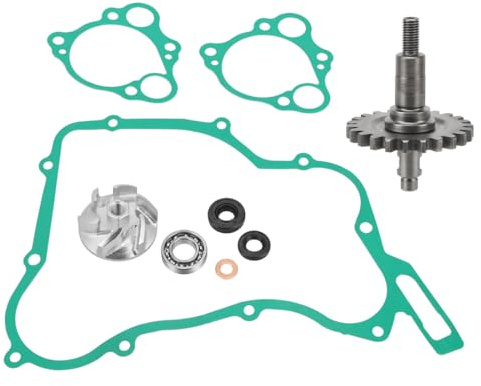 Mabutingti Kit revisione pompa acqua con girante albero ingranaggio guarnizioni adatto per Honda CR125R 1997-2004 19240-KZ4-A90