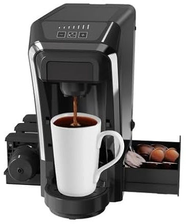 LePresso Multifunctional Coffee Machine with Italian Pump 1400W Power, Keep-Warm Mode, Patented Design, Tea Leaves Brewer, 20 Bar Pump, UK Plug