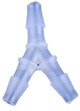 5/20 st 2,4~12,7 mm PP Y-formad T-koppling for akvarieslangar, bevattningsrörskopplingar(7.9mm,5 Pieces)