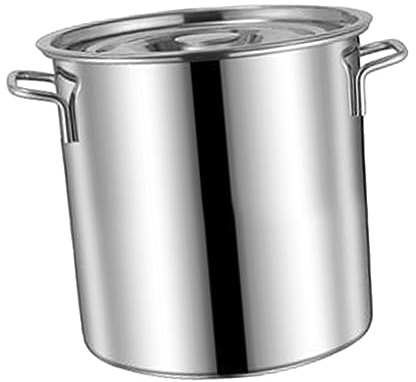 Cater Stew Soup Boiling Pan Cookware Composite Bottom Stockpot for Household 10L Silver