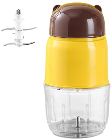 Kids Food Blender | 20x10x10cm | Puree Maker, Automatic Small Food Processor | Portable Mixer For Children Meals, Home Travel Picnic Use