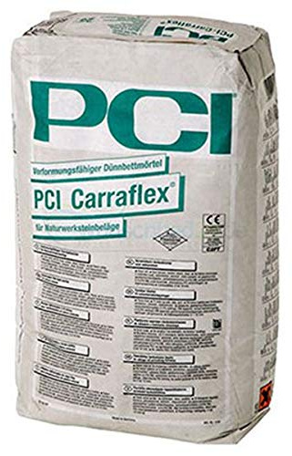 PCI CARRAFLEX Verformfähiger Dünnbettmörtel 25 kg Sack - Innen & Außen - Boden / Wand