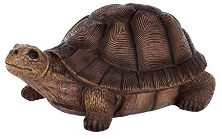 Birendy Figur, Schildkröte, Zwerg, Gartenzwerg Gartenwichtel Deko Zwerg Figur (NF36733-61cm)