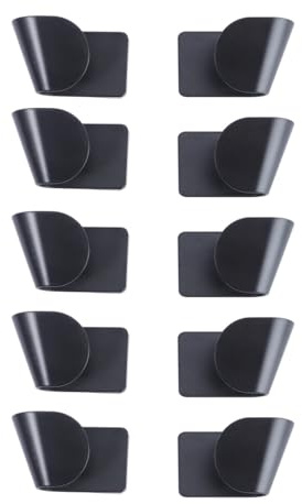 Cabilock 5 Paar Selbstklebende Topfdeckelhalter Wandhalterung Für Küche Platzsparendes Lagerregal Für Topfdeckel Und Pfannendeckel Multifunktionales Kleber Hakenständer 3.15X1.97X1.77In