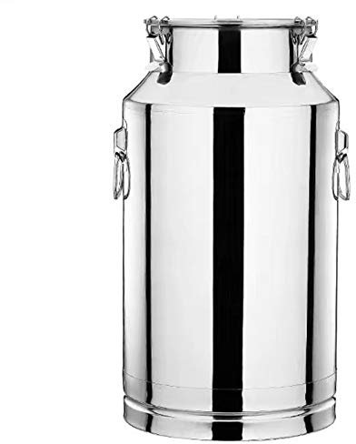 Acciaio Inossidabile 201 Latte Di Fattoria Può Barili Da Trasporto Secchiello Per Vino Pail Dairy Pot Tote Jug Bottiglia Contenitore Per Il Tè Con Coperchio Sigillato 10 Scelte Di Capacità,58L