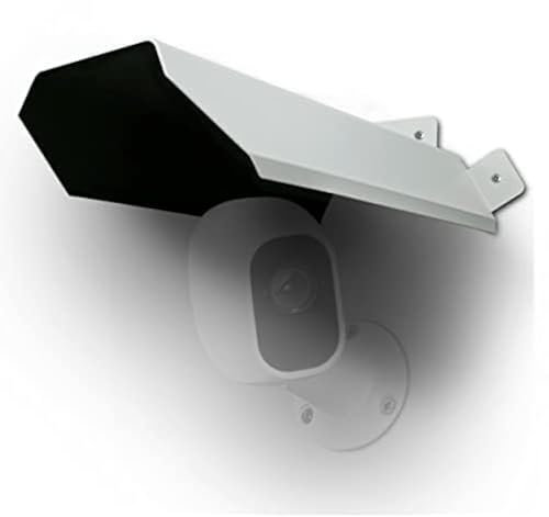 (Universal Security Camera Sun Rain Cover Shield)Protective Roof for Dome/Bullet Outdoor Camera, Stick Up Cameras Weather Cover, Weatherproof, Metal