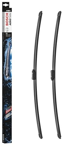 Bosch A988S Aerotwin Windscreen Wiper, Length: 750/750 mm, Set for Windscreen, Black