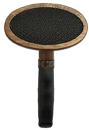 Croci Barbershop - Carder for Dogs for All Hair Types, Brush for Dogs with Stainless Steel Teeth, Removes Undercoat and Untangles Knots, 19.5 x 12.5 x 4 cm