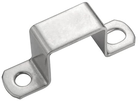 HOMEXO Abrazadera de fijación de tubería Rectangular Cuadrada, Abrazadera de sillín de Caballo, aro de Hebilla, Varios adecuados for tuberías cuadradas, 1/2/3/5 Uds. (Size : Dia30x60(2pcs))