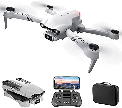 BROLEO Drone con Doppia Fotocamera 4K GPS WiFi FPV Drone Mini Quadcopter Seguimi Gesto Foto Una Chiave per Tornare a casa Volo traiettoria