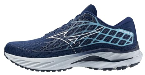 Mizuno Men's Wave Inspire 20 Running Shoe, Estate Blue-White, 10.5 UK