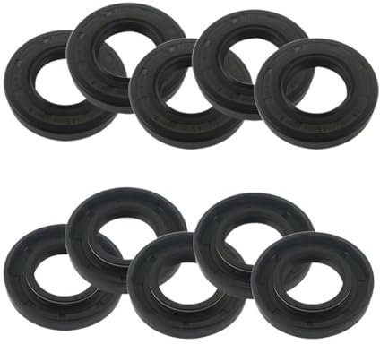 Lip seals 10 Stück Skelett-Öldichtung 25 x 35 x 7 mm/25 x 35 x 10/25 x 37 x 7/25 x 38 x 8/25 x 40 x 7/25 x 45 x 12 mm TC Typ NBR Schwarz Radialwellendichtring Dichtung Radial seals Rotary seals (Size