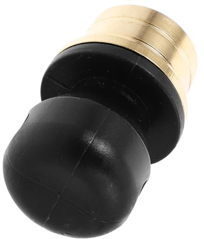 Cabilock Gourd Wine Stopper with Brass Mouthpiece Feng Shui Decor for Wine Bottles Elegant Gourd Design Meticulously Crafted Unique Collectible for Beverage Preservation